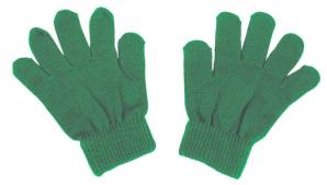 カラーのびのび手袋 緑 10双組